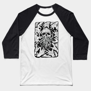 nightmare black and white Baseball T-Shirt